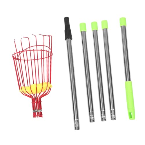 Balacoo Teleskop Obstpflücker mit Robustem Korb Verstellbar aus Legierungsstahl für Äpfel Birnen Avocados Vielseitiges Pflückwerkzeug Ergonomischer Griff für Komfortable im Garten von balacoo