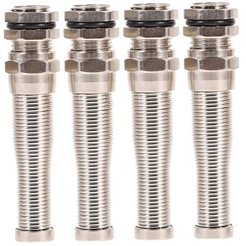 Messing Kabelverschraubungen Metall Kabel Kits Adaptador Kabelmuffe Kabelverbinder Zugentlastung Messing Kabelverschraubung Zugentlastung Zugentlastung Silber M12 Wasserdichtes von balacoo
