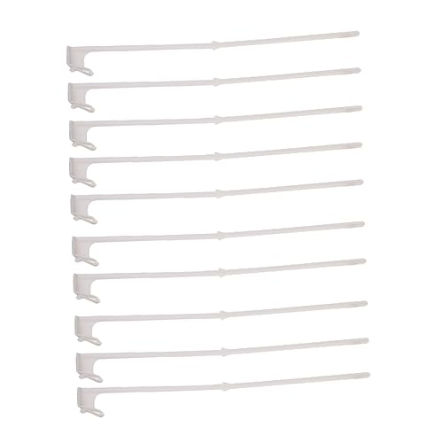 balacoo 10 Stück Teiliges Fahrzeug Fenster Fahnenhalter aus Robustem Material Clip Design für Einfache an Autofenstern Vielseitig Kompatibel für Autos und Lkws Sicher und Kratzfrei von balacoo