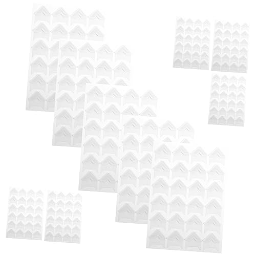 balacoo 10Blätter Selbstklebende Fotoecken für Scrapbooking Weiße Ecken für Fotobücher Journale und DIY Projekte zur Einfachen Anwendung und Langfristigen Aufbewahrung von balacoo