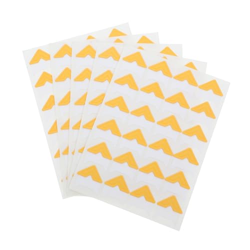balacoo 120 Stück Teiliges Selbstklebende Goldene Fotoecken mit Stylischem Finish Einfache Anwendung ohne Werkzeug Vielseitig für Scrapbooking Fotoalben Journale und DIY Bastelprojekte von balacoo