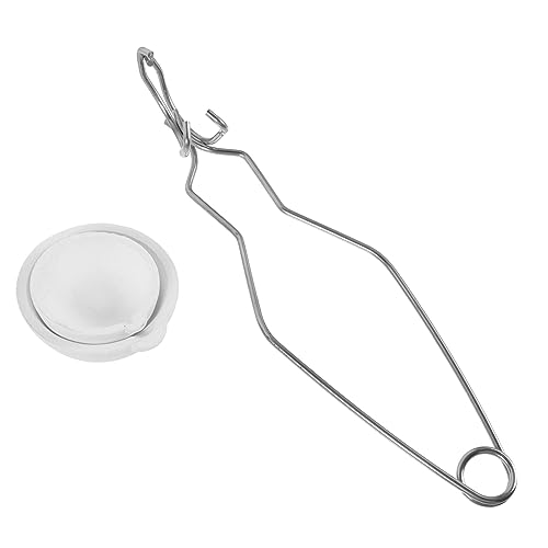 balacoo 1Satz Keramisches Tiegelset mit Tiegelzange Teiliges Schmelzwerkzeug für Schmuckherstellung und DIY Projekte Hohe und Beim von balacoo