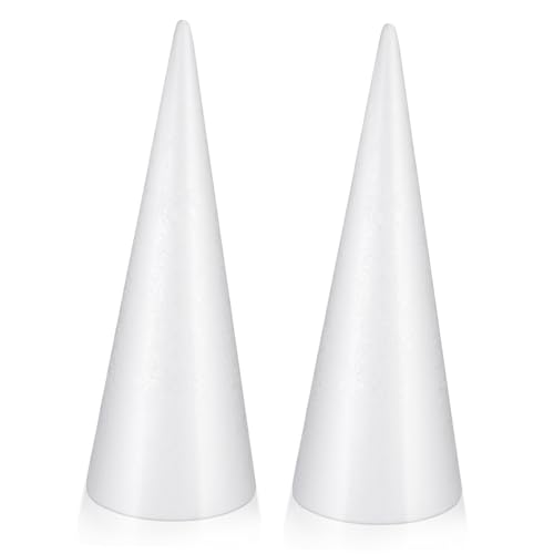 balacoo 2 STÜCK Weiße Styropor Leicht Sicher für DIY Basteln Handarbeit Dekoration Eltern Junge Mädchen Interaktion für Schule und Zuhause von balacoo