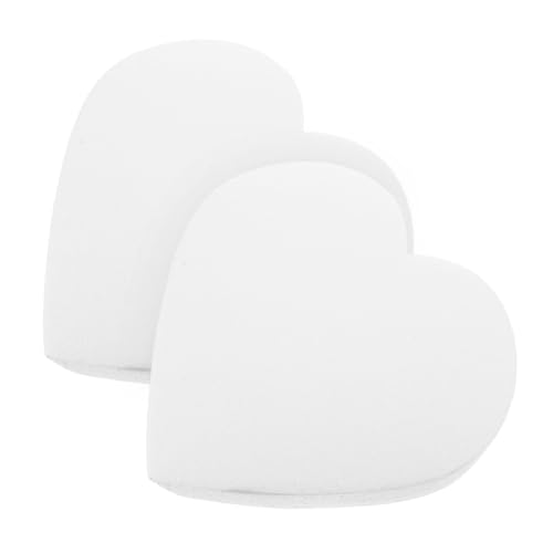 balacoo 2 Stück Teiliges Herzförmiges Schaumstoff Kuchenmodell Höhe Polystyrol Dummy Für Hochzeitsdekoration Backpraxis Und DIY Basteln von balacoo