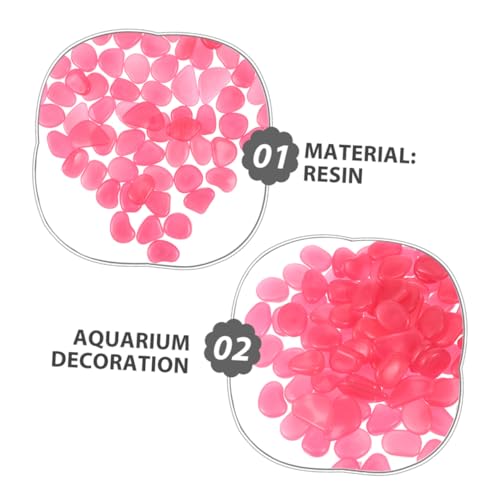 balacoo 300 Stück Leuchtsteine wasserdichte Resin Kieselsteine für Gartenweg Aquarium Terrasse Wetterfeste Langlebige und Leuchtende Dekosteine in Wassermelonenrot balacoo 300 Stück Leuchtsteine wasserdichte Resin Kieselsteine für Gartenweg Aquarium Terrasse Wetterfeste Langlebige und Leuchtende Dekosteine in Wassermelonenrot von balacoo