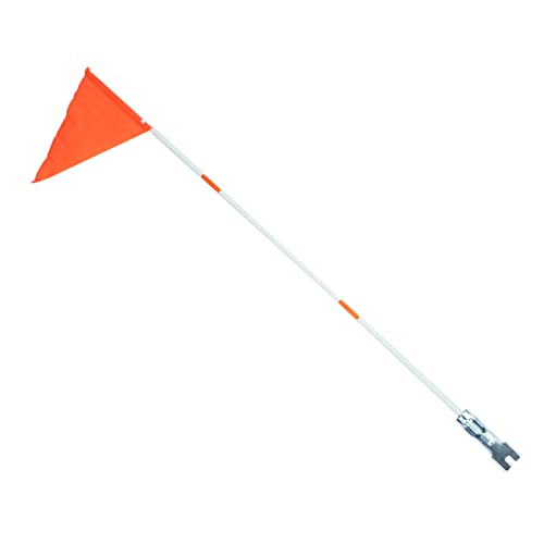 balacoo Flaggenhalter Fahrrad Glasfaser Fahnenmast Zubehör Leicht Montierbar Tragbar für Outdoor Fahnenmast Fahrrad Sicherheitswimpel Vielseitig Einsetzbar Zufällige Farbe Zufällige Farbe von balacoo
