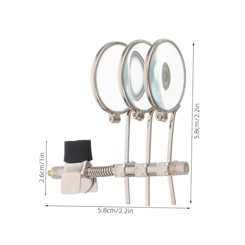 balacoo Juwelierlupe mit Fach Verstellbarer Vergrößerung Leichte Brillenlupe für Uhrmacher Schmuckreparatur Löten und Präzise Inspektion Freihändig Tragbar Komfortabel für Lange Nutzung balacoo Juwelierlupe mit Fach Verstellbarer Vergrößerung Leichte Brillenlupe für Uhrmacher Schmuckreparatur Löten und Präzise Inspektion Freihändig Tragbar Komfortabel für Lange Nutzung von balacoo