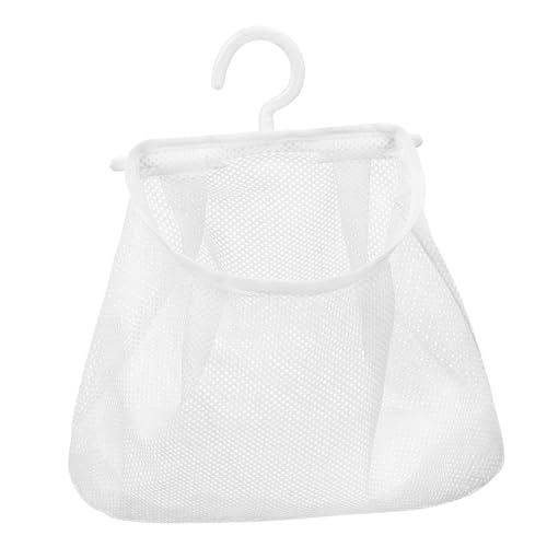 balacoo Multifunktionaler Hängender Mesh Aufbewahrungsbeutel mit Drehbarem Haken Vielseitiger Organizer und Küchen Organizer Waschbarer Netzbeutel für Bad Camping und Haushalt Weiß balacoo Multifunktionaler Hängender Mesh Aufbewahrungsbeutel mit Drehbarem Haken Vielseitiger Organizer und Küchen Organizer Waschbarer Netzbeutel für Bad Camping und Haushalt Weiß von balacoo