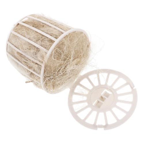 balacoo Nistmaterial aus Baumwolle und Jute Langlebiges Vogelnestmaterial für Vogelkäfige Nestbaumaterial für Wellensittiche Kanarienvögel und Kleine Papageien Wärmendes Nistmaterial von balacoo