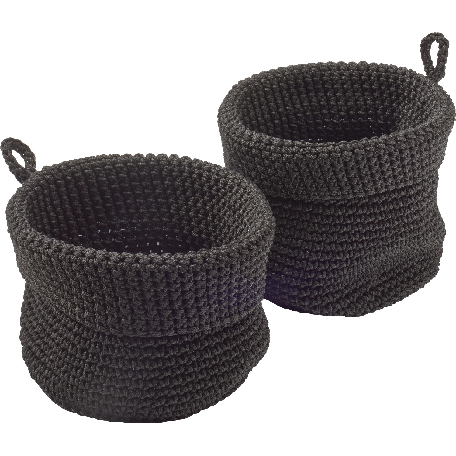 baliv Aufbewahrungskorb Schwarz 2er Set baliv Aufbewahrungskorb Schwarz 2er Set von baliv