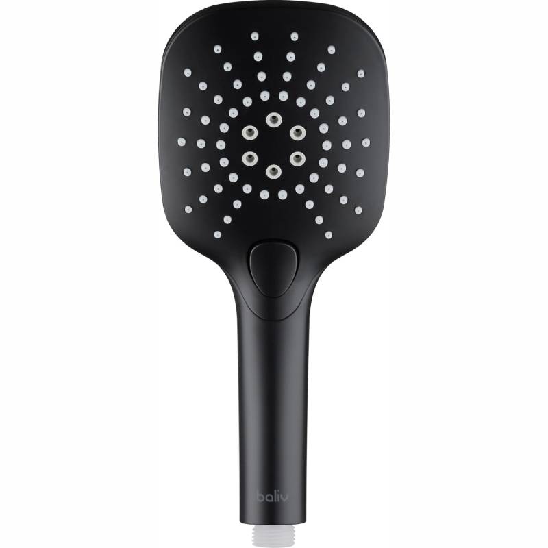 baliv Handbrauseset HBS-150.11 Schwarz Matt Eckig von baliv