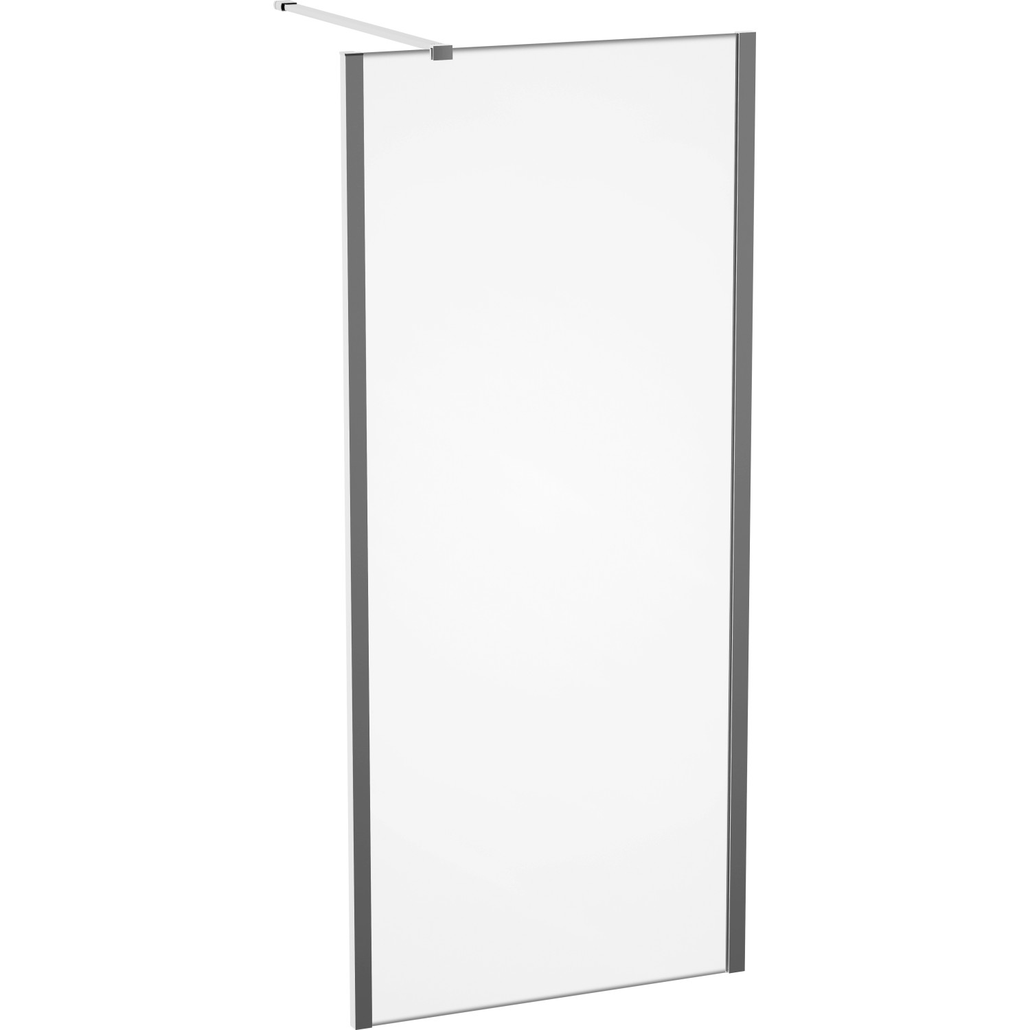 baliv Seitenwand für Duschkabine DUK-80.60W 80 cm x 195 cm Chrom von baliv