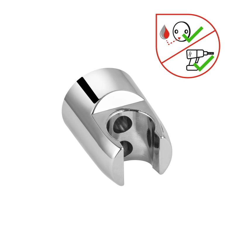 baliv Wand-Brausehalter 40 mm Verchromt von baliv