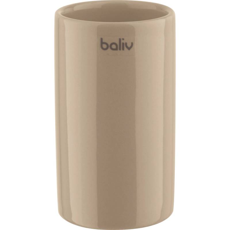 baliv Zahnputzbecher Keramik Beige von baliv