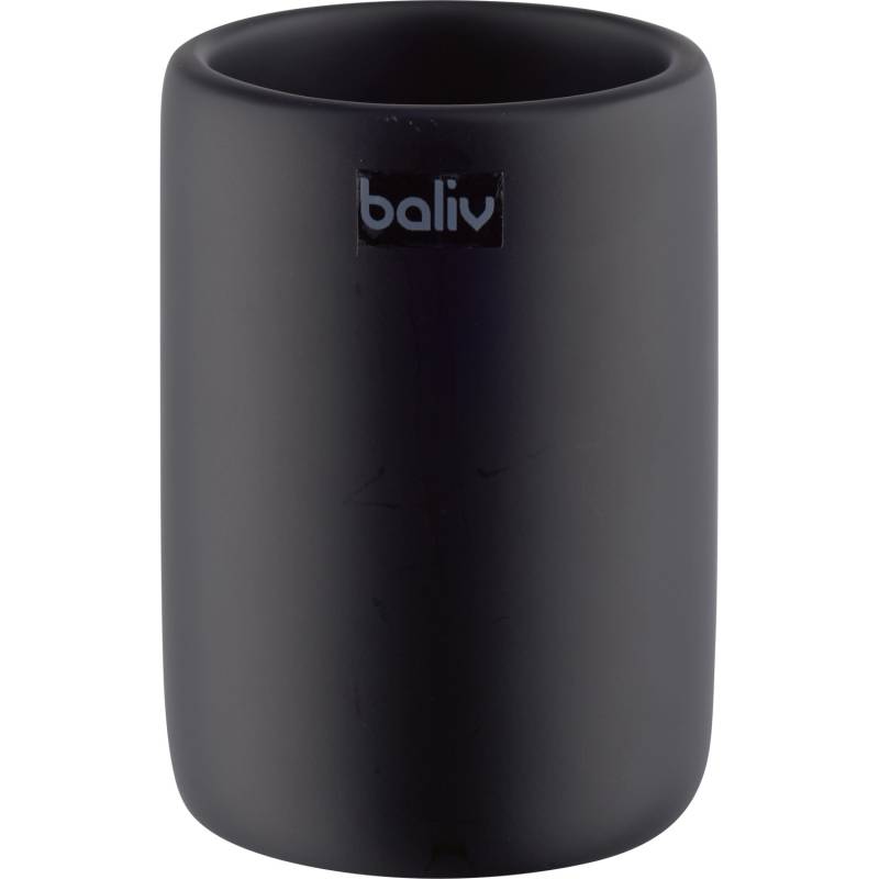 baliv Zahnputzbecher Polyresin Schwarz von baliv