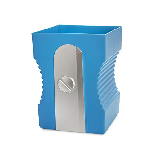 balvi Papierkorb Sharpener Farbe Blau Papierkorb in Form eines Bleistiftspitzers ABS-Kunststoff/Polyp von balvi