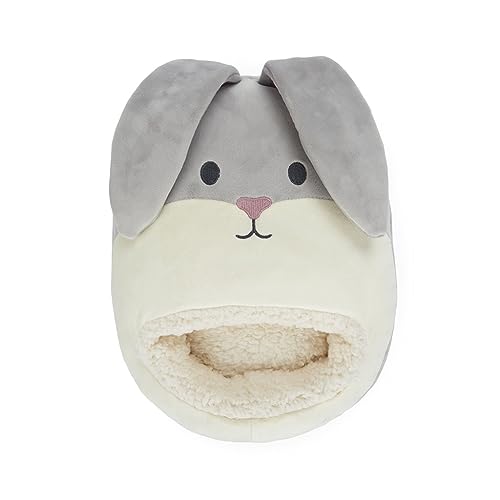 balvi Fußwärmer Rabbit Farbe Grau Mit abstehenden, flexiblen Ohren Aus Polyester 39 x 30 x 7 cm von balvi
