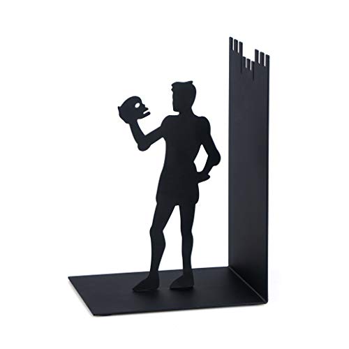 balvi - Hamlet Schwarze Buchstützte aus Metall. Originelles Design von balvi
