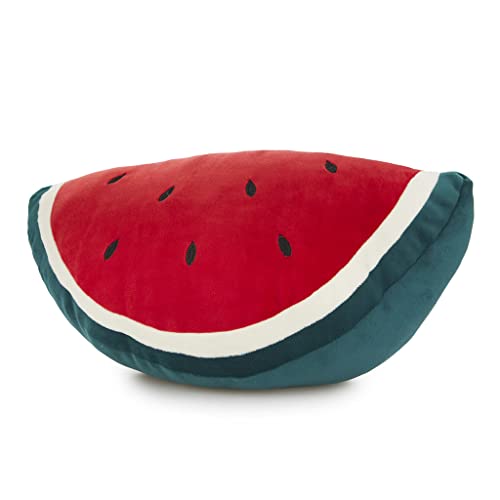 balvi Kissen Fluffy Watermelon Farbe Rot Kissen in Form Einer Wassermelone Polyester von balvi