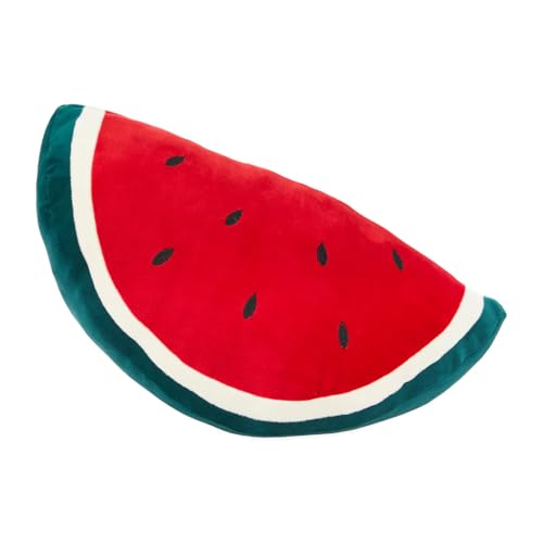 balvi Kissen Fluffy Watermelon Farbe Rot Kissen in Form Einer Wassermelone Polyester von balvi