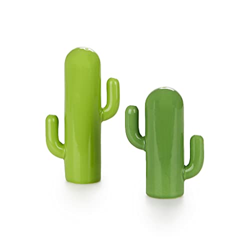 balvi Salz- und Pfefferstreuer-Set Cactus Farbe Grün In Form eines Kaktus Porzellan von balvi