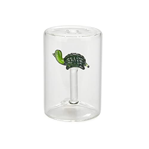 balvi Salzstreuer Turtle Farbe Grün In Form Einer Meeresschildkröte Borosilikatglas von balvi