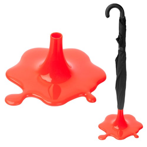 balvi Schirmständer Splash Farbe Rot Schirmständer In Form eines Farbflecks Polypropylen von balvi