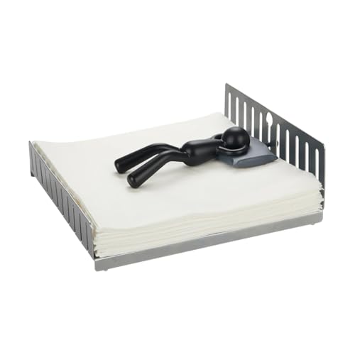 balvi Serviertenständer Nap Silber Schwarz Farbe Geformte Bett mit Gewicht als Zeichen Napping Servie von balvi