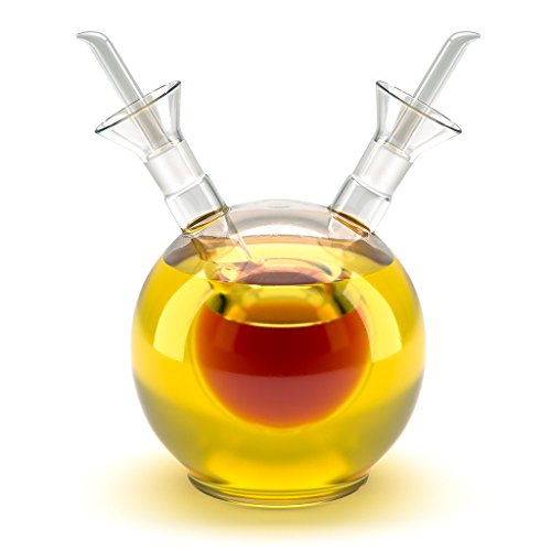 balvi - Sfera doppelter Ölspender. Kugelförmiger Öl- und Essigspender aus Glas, 125 ml. Mit Tropfschu balvi - Sfera doppelter Ölspender. Kugelförmiger Öl- und Essigspender aus Glas, 125 ml. Mit Tropfschu von balvi