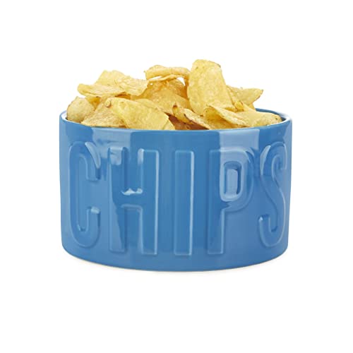 balvi Snackschale Chips Farbe Blau Die originelle und stilvolle Schale Fassungsvermögen 1 l Keramik 8 von balvi