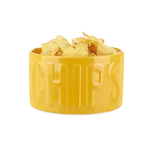 balvi Snackschale Chips Farbe Gelb Die originelle und stilvolle Schale Fassungsvermögen 1 l Keramik 8 von balvi