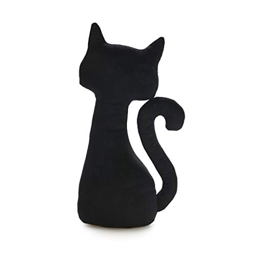 balvi Türstopper MIAU! Farbe Schwarz Türhalter in Katzenform Polyester 28 cm von balvi
