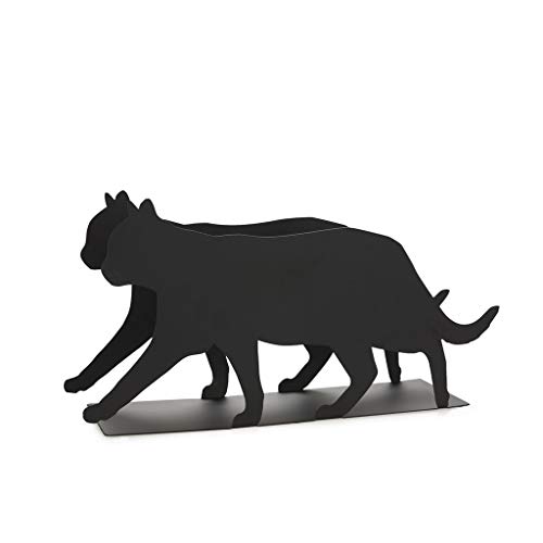 balvi Zeitschriftenständer Feline Farbe Schwarz Praktisch und dekorativ in Katzenform Eisen 21,5 cm von balvi