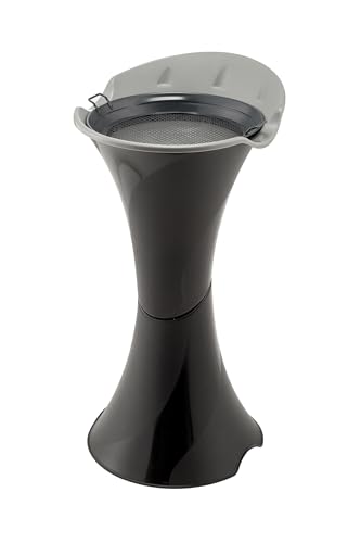 Bama Smoking Aschenbecher mit Sieb und Sand, Schwarz von bama