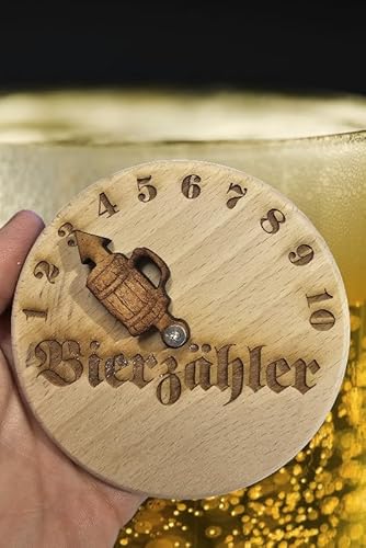 bamberg Biergarten-Deckel aus Holz mit Insektenschutz und Bierzähler von bamberg