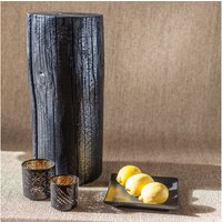 Gebranntes Holz Baumstumpf Tisch Rustikaler Akzent Tisch Oder Hocker von bamboobg
