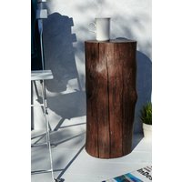 Rustikaler Holzstuhl Tisch Terrasse Dekor, Cabin Hocker von bamboobg