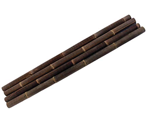 Bambus schwarz 200cm mit Durch. 8 bis 10cm, Wulung Rohr behandelt Mir Borsalz von bambussi.com von bambussi