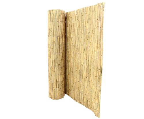 Schilfrohrmatte 120x300cm "Beach" als Sichtschutz für Garten und Terrasse von bambussi.com von bambussi