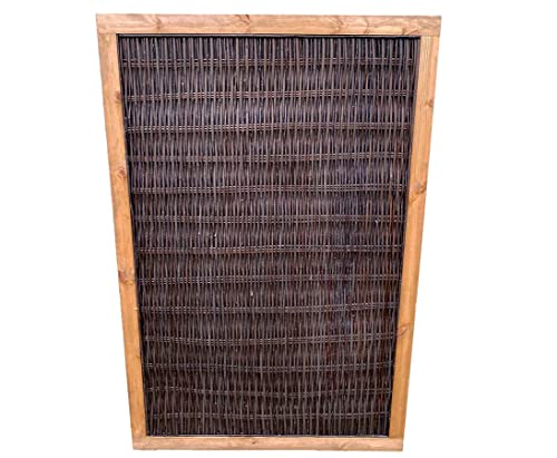 Sichtschutzelement aus Weide "Cornwell" mit 180x120cm relativ blickdicht und natürlich von bambussi.com von bambussi