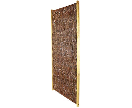 Weidenzaun günstig mit 180x120cm "London New" naturbelassen von bambussi.com Weidenzaun günstig mit 180x120cm "London New" naturbelassen von bambussi.com von bambussi
