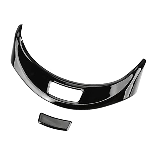 Innenabdeckung Für Benz C-Klasse W205 Für GLC-Klasse X253 2015-2020 Auto Mittelkonsole Armlehne Schalterknopf Verkleidungsabdeckung Aufkleber ABS-Kunststoff Abdeckung Dekoration (Farbe : Schwarz) von baming