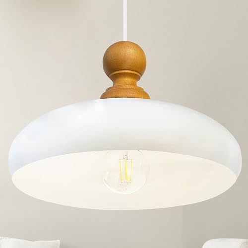 bamyum Androa Hängelampe Esstisch Weiß Metall Ø40 cm 1 flamming, Deckenlampe Weiß, Pendelleuchte Esstisch Holz Vintage Deckenleuchte Küchenlampe Hängend Vintage, Lampenschirm Hängelampe Wohnzimmer bamyum Androa Hängelampe Esstisch Weiß Metall Ø40 cm 1 flamming, Deckenlampe Weiß, Pendelleuchte Esstisch Holz Vintage Deckenleuchte Küchenlampe Hängend Vintage, Lampenschirm Hängelampe Wohnzimmer von bamyum