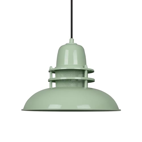 bamyum Hängelampe Leuchtturm, Pendelleuchte Minze, Lampe Ø34 cm Vintage Hängeleuchte Kann als Wohnzimmerlampe, Küchenlampe, Schlafzimmerlampe und Kinderzimmerlampe, E27 Fassung bamyum Hängelampe Leuchtturm, Pendelleuchte Minze, Lampe Ø34 cm Vintage Hängeleuchte Kann als Wohnzimmerlampe, Küchenlampe, Schlafzimmerlampe und Kinderzimmerlampe, E27 Fassung von bamyum