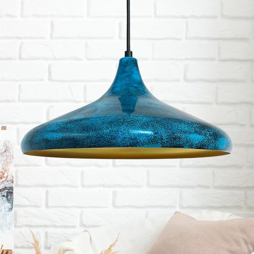 bamyum Hängelampe Esstisch Wohnzimmer Ocean Ø35 cm, Champion Hängelampe Industrial Vintage, Küchenlampe Hangend Vintage Pendelleuchte Wohnzimmer Schlafzimmer Hängeleuchte Esstisch Küchenlampe Vintage von bamyum