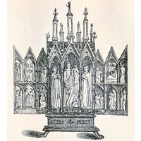 1894 Rückseite An Deutsche Antike Gravur Von Altären 1894 Rückseite An Deutsche Antike Gravur Von Altären von bananastrudel