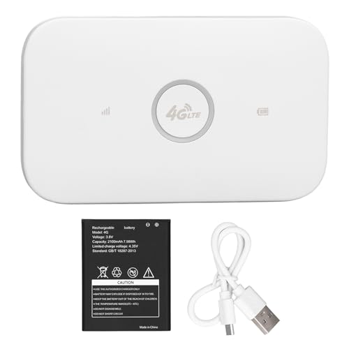 4G LTE Mobiler Hotspot-Router | 300 Mbit/s Tragbares Pocket-WiFi-Modem-Router-Gerät | Unterstützt 10 Benutzer mit SIM-Kartensteckplatz für Reisen, Geschäftsreisen | Reise Netzwerk von banapoy