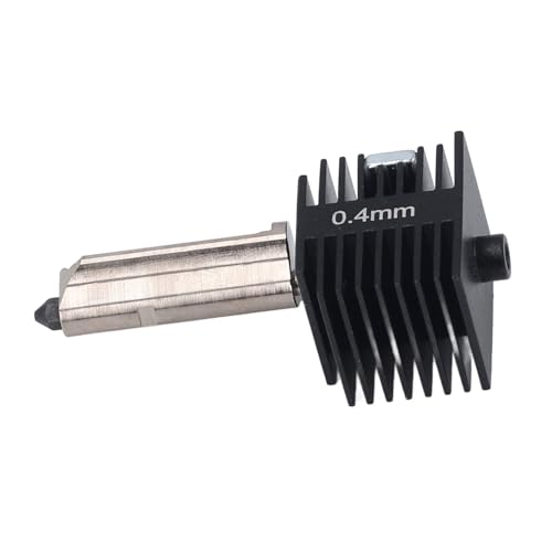 banapoy Hotend-Montagesatz, Labs Hotend-Extruder-Ersatz mit Abnehmbarer 0,2-mm- oder 0,4-mm-Düse aus Gehärtetem Stahl, für A1 oder A1 Mini 3D-Drucker (0,4 mm) von banapoy