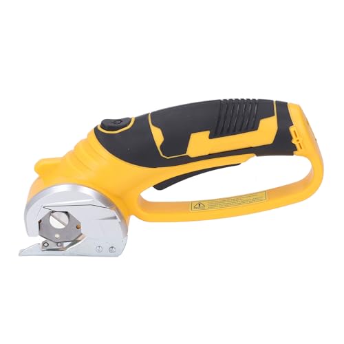 Schnurlose Elektrische Schere, Kartonschneider, Wiederaufladbarer Kartonschneider mit Licht, Selbstschärfend, Rollschneider, Stoffschneider Zum Schneiden von Teppich, Leder, Pappe von banapoy