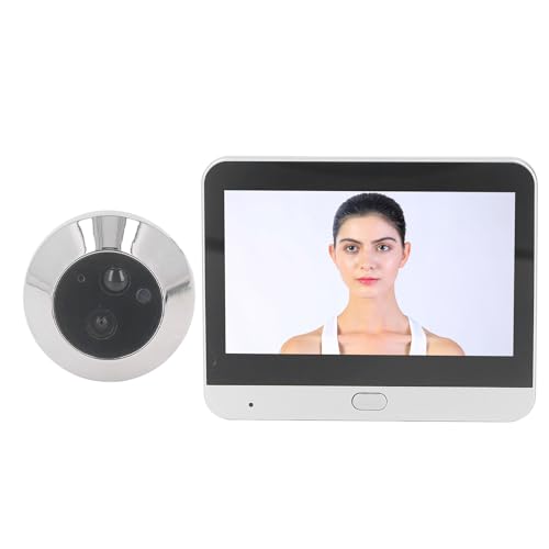 Türspion-Kamera, 4,3-Zoll-LCD-HD-Bildschirm, Digitale Video-Türklingel, Elektronische Überwachung, Türspion, Nachtsicht, 120° Weitwinkel-Bewegungserkennung von banapoy